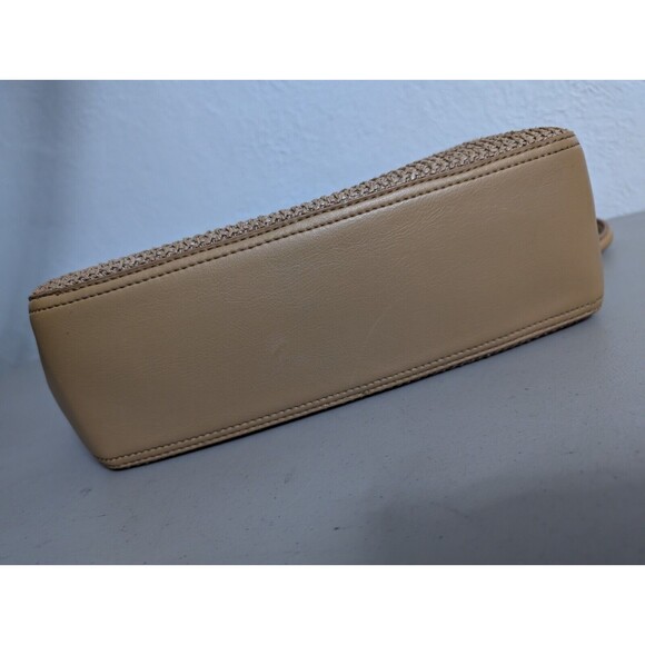 Croft Barrow Satchel Handbag‎ Purse with Cosmetic Bag Tan Neutral Shoulder Bag - Picture 12 of 12